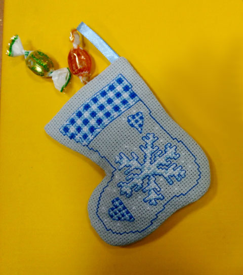 сапожок с конфетами