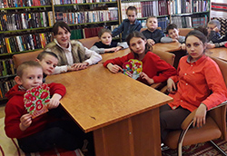 Prazdnik vesny v biblioteki